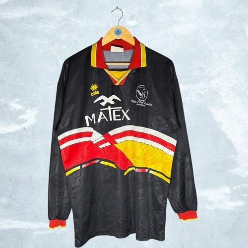 Rare 1990s Romito Pontedera Errea Match Worn Long Sleeve Football Shirt XXL