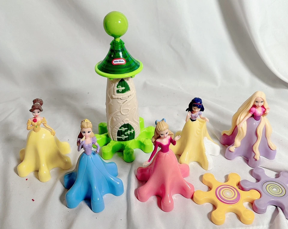 👑� Little Tikes Gear Works Disney Princess Spin Tower Lote (8 piezas) Foto 2 de 3