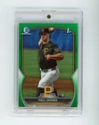 2023 Bowman Draft Chrome Paul Skenes #BDC-14 1st Green Refractor /99 Pirates