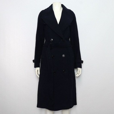 Burberry Cranston Mantel für Frauen aus Wollmischung in Navy 8003443 156081136
