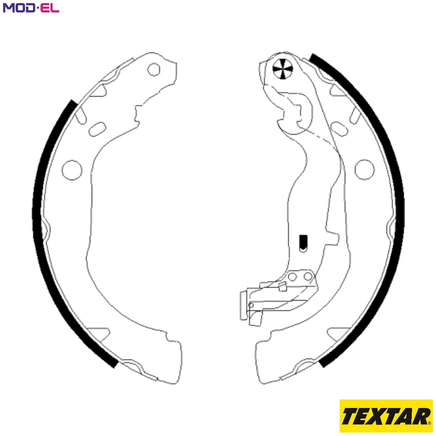 BRAKE SHOE SET 91082900 FOR RENAULT DACIA H5H 460 1.3L K9K884/896 1.5L 4cyl 1.5L