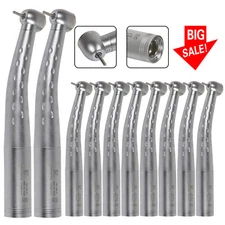 10 X KaVo Style Dental High Speed Handpiece Push Button Turbine 4 Holes Big Head