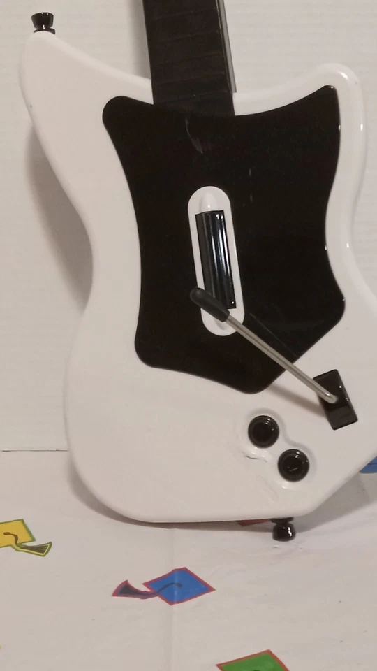 Guitar Hero PS2 Wireless Red Octane Guitar Playstation 2 Black White (No Dongle) - Image 4 of 4