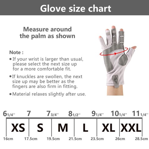 UV Protection Fishing Fingerless Gloves UPF50+ Sun Gloves Men Women for Kayak... - Picture 6 of 6