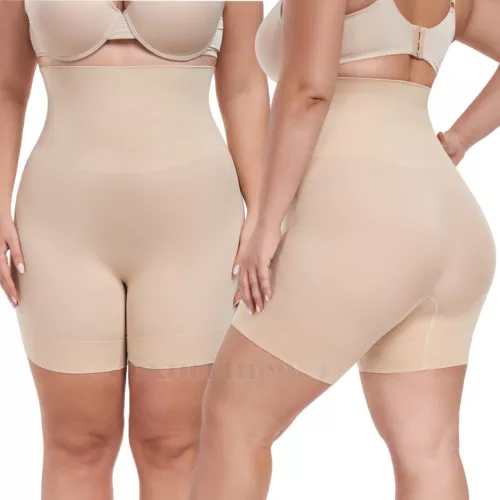 Plus Size Women Smoothing Shapewear Slip Short Tummy Control Slimmer Body Shaper - Picture 11 of 29