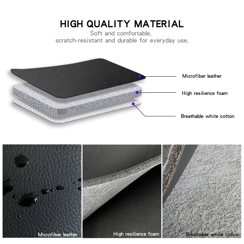 For 2017-2019 Chrysler Pacifica Driver Side Bottom Leather Cover Beige Foto 3 de 4