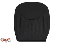 For 2013-2017 Jeep Wrangler Unlimited JK -Driver Bottom Cloth Seat Cover Black