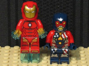 lego invincible iron man minifigure