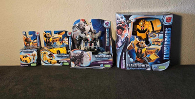 Transformers Earthspark SET Megatron & Bumblebee - 4 Figuren - NEU