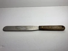 Vintage Robinson Knife Co Spreader Stainless Steel~Wood Handle~ USA