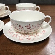Johnson Brothers Pink Lace Tea Set 4 England