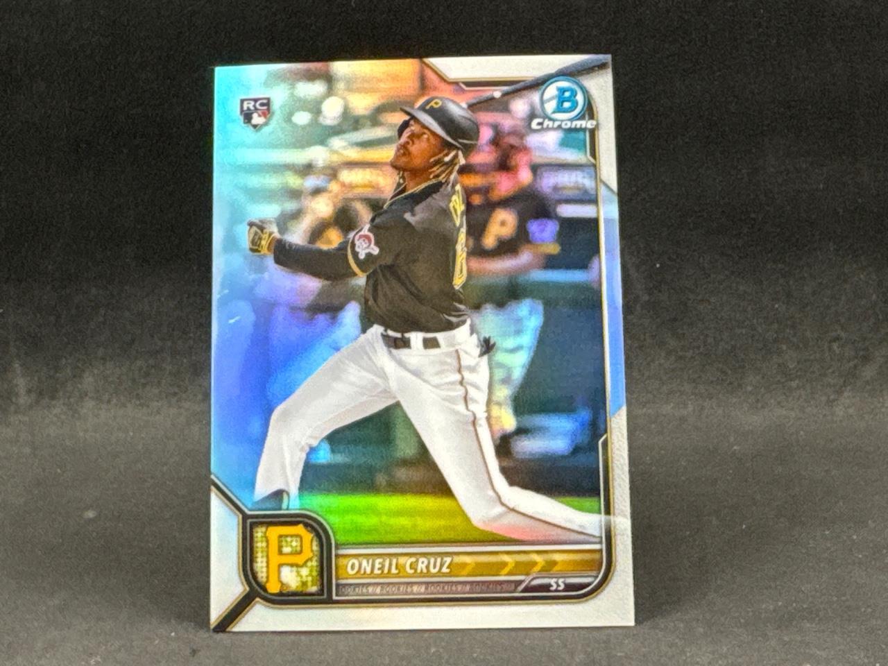 2022 BOWMAN CHROME BASEBALL ONEIL CRUZ #45 ROOKIE REFRACTOR 488/499 PIRATES RC