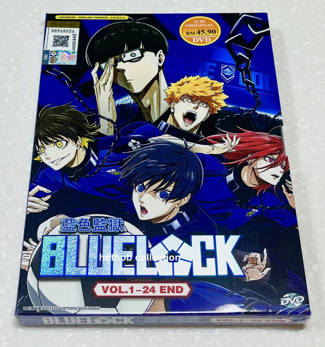 Blue Lock / Bluelock (VOL.1 - 24 End) ~ All Region ~ English Dubbed  Version~ DVD