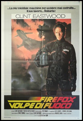 FIREFOX VOLPE DI FUOCO Manifesto Film 2F Poster Originale Cinema CLINT EASTWOOD