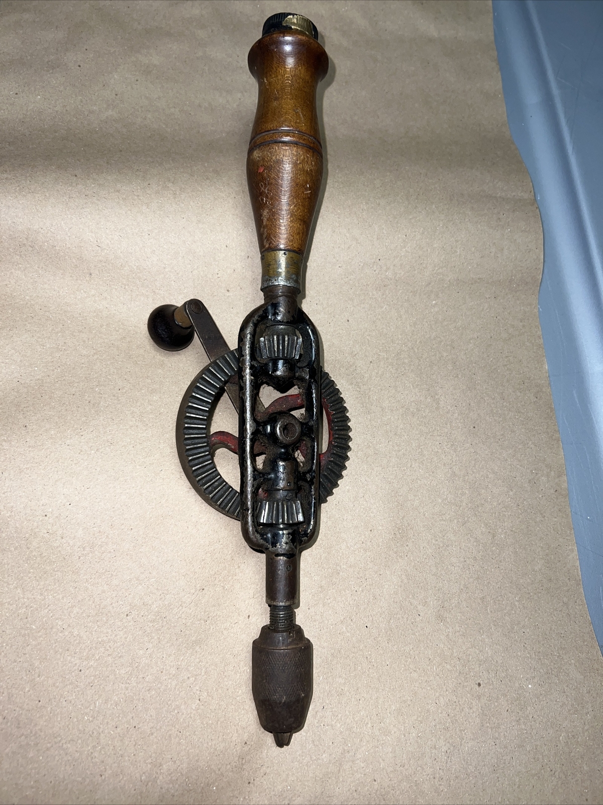 Vintage Mohawk Shelburne USA Hand Crank Egg Beater Style Hand Crank