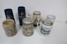 Konvolut verschiedener  Bierkr&uuml;ge - Bierkrug   Nachlass 7 St&uuml;ck  * A3