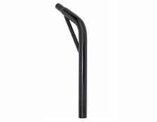 BLACK 27.2MM STEEL SEATPOST LAYBACK SUPPORT MTB BMX CRUISER ROADBIKE 7/8"SADDLE