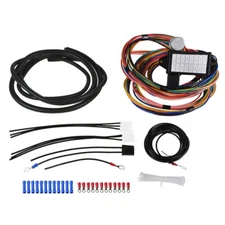 14 Circuit Wiring Harness For Universal Muscle Car Hot Rod Street Rod XL Wires