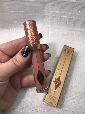 Charlotte Tilbury Dazzling Diamond Gloss Shade BLUSHED GOLD New In Box Full Size