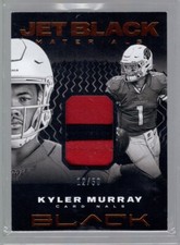 2020 Panini Black Jet Black Materals Copper #8 Kyler Murray Patch /50 Jersey