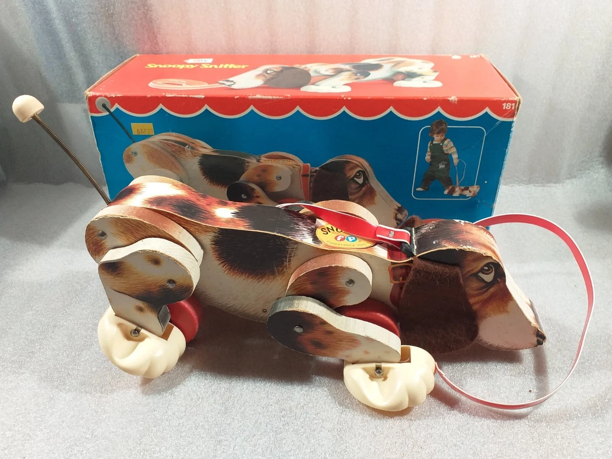 Fisher Price – Snoopy Sniffer Dans Sa Boîte – Jouet D'occasion