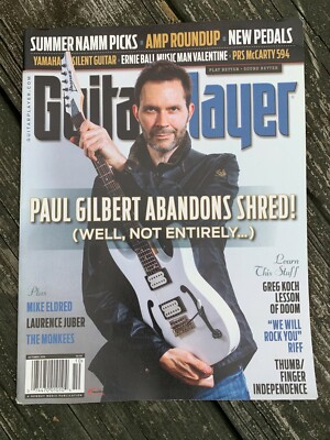 Guitar Player Magazine Back Issue October 2016 Mr Big Racer X NAMM Greg Koch