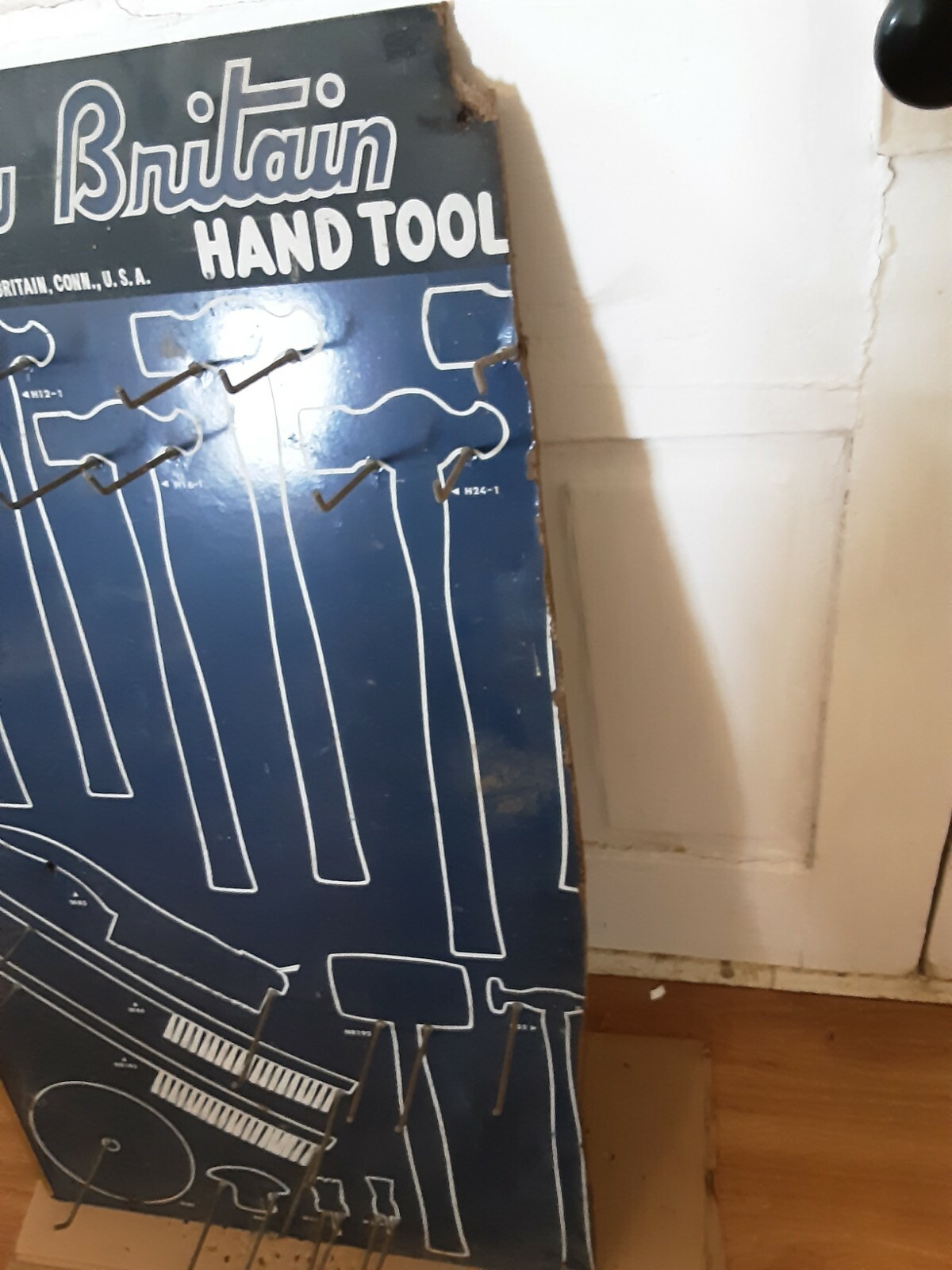 NAPA HAND TOOLS Vintage Masonite Tool Board Advertising partial Sign eBay