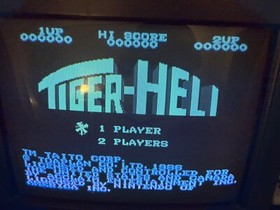 Tiger-Heli (Nintendo Entertainment System NES, 1987) carro probado solamente