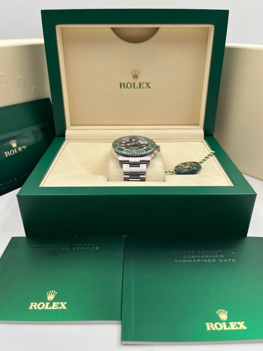 Rolex Submariner Date Ceramic Kermit 41mm 126610LV Pre-Owned 2020