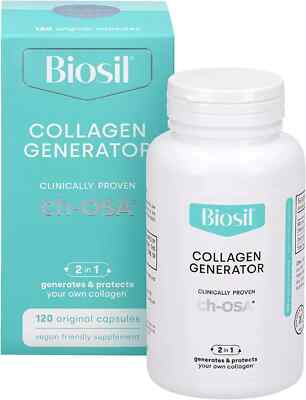 Biosil Collagen Generator with ch-OSA help generate collagen 120 Capsules 1 Pack
