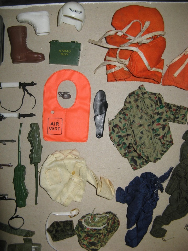 1964 GI Joe Type Vintage 12” Knock Off Equipment & Clothing eBay