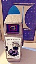 Bell Howell One Nine Model 220P Sundial Vintage 8mm Movie Camera With Box