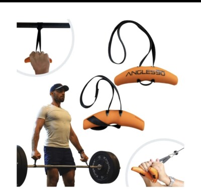 Angles90 Grips - Multifunction Gym Handles | use as LAT Pull Down Attachment,...