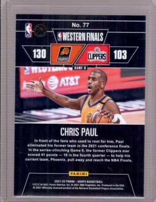 CHRIS PAUL 2021-22 NBA Hoops Road to the Finals #77 Western Finals #263/499