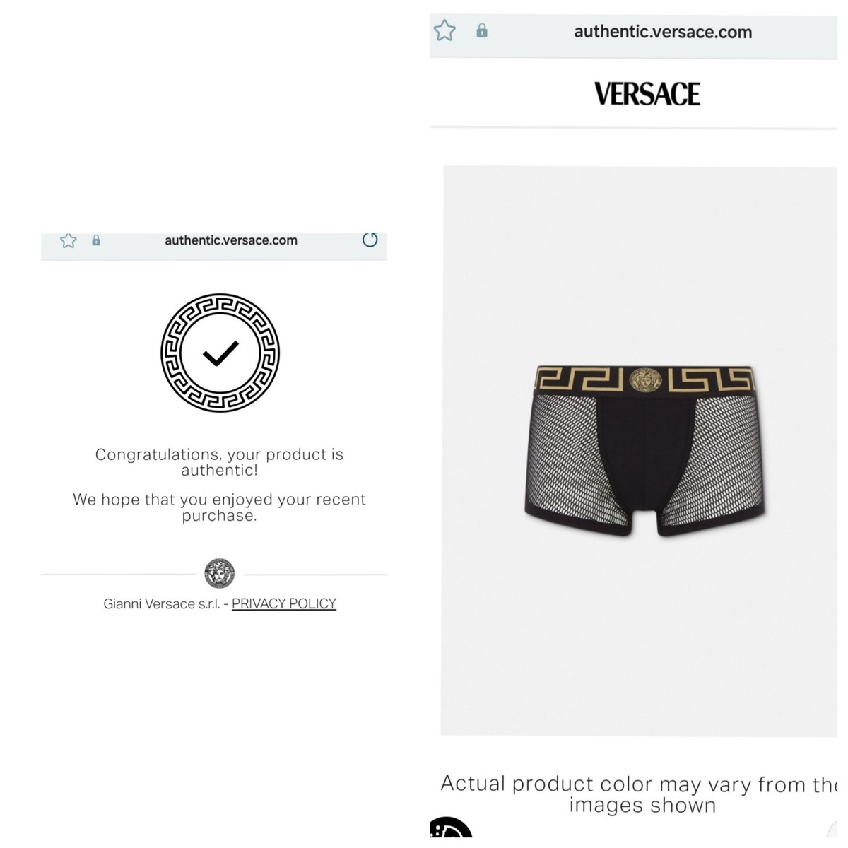 Versace MESH GRECA BORDER LOW RISE TRUNK , Black, Size 8(XXL