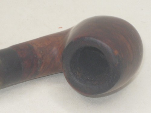 vintage THE SMOKE RING smoking pipe curved tobacco sherlock smokers - Picture 9 of 14
