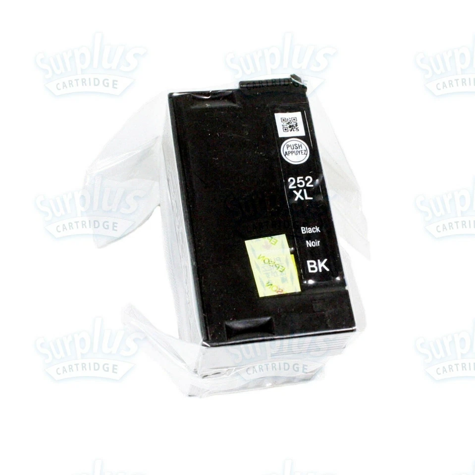 Tinta 4pk Original Epson 252XL Negra y Clr WF-3620 WF-3640 WF-7610 WP-7110 WF-7720 Foto 2 de 4