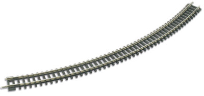 PECO ST-17 Scale N Code 80: Curved Track R3 (Radius 298.5 Mm) 45°