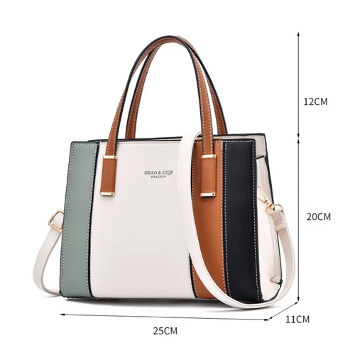 Bolsos de mano de cuero sintético para mujer Bandolera Cartera de hombro Cartera Bolso de mano - Imagen 4 de 22