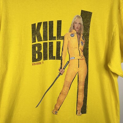 映画KILL BILL Movie Tee official L Vintage Kill Bill Movie Promo Shirt Pulp Fiction Reservoir Dogs