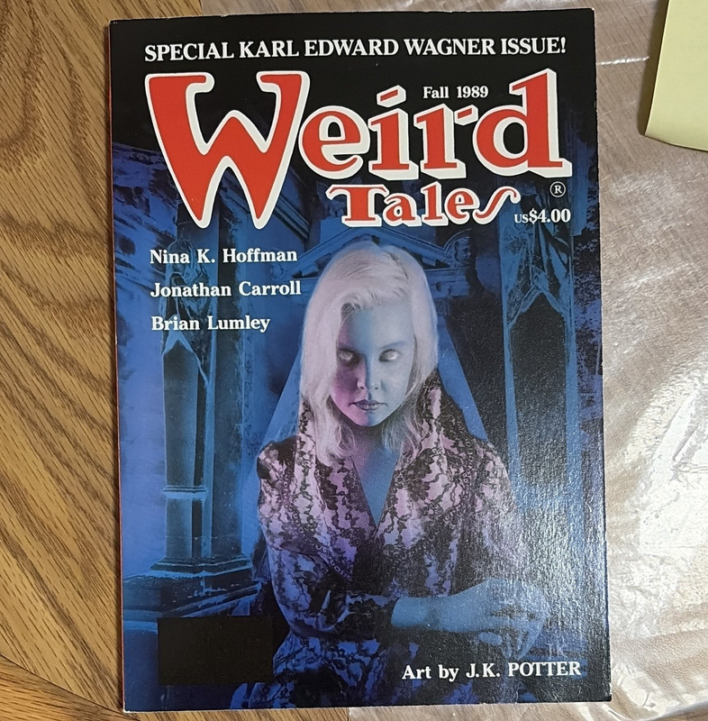 Weird Tales Fall 1989 Illustrated Special Issue Karl Edward Wagner Horror