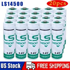     20-pack  LS14500 for LS 14500 AA 3.6V Lithium Batteries LS-14500 US