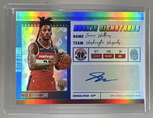 2025 Topps Signature Jamir Watkins Base (RAW)