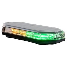 Buyers Products 8891069 15 Inch Octagonal Mini LED Light Bar, Amber/Green, 56