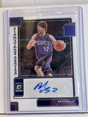 2022-23 Panini Donruss Optic - Signature Series Brad Miller #SS-BML (AU)