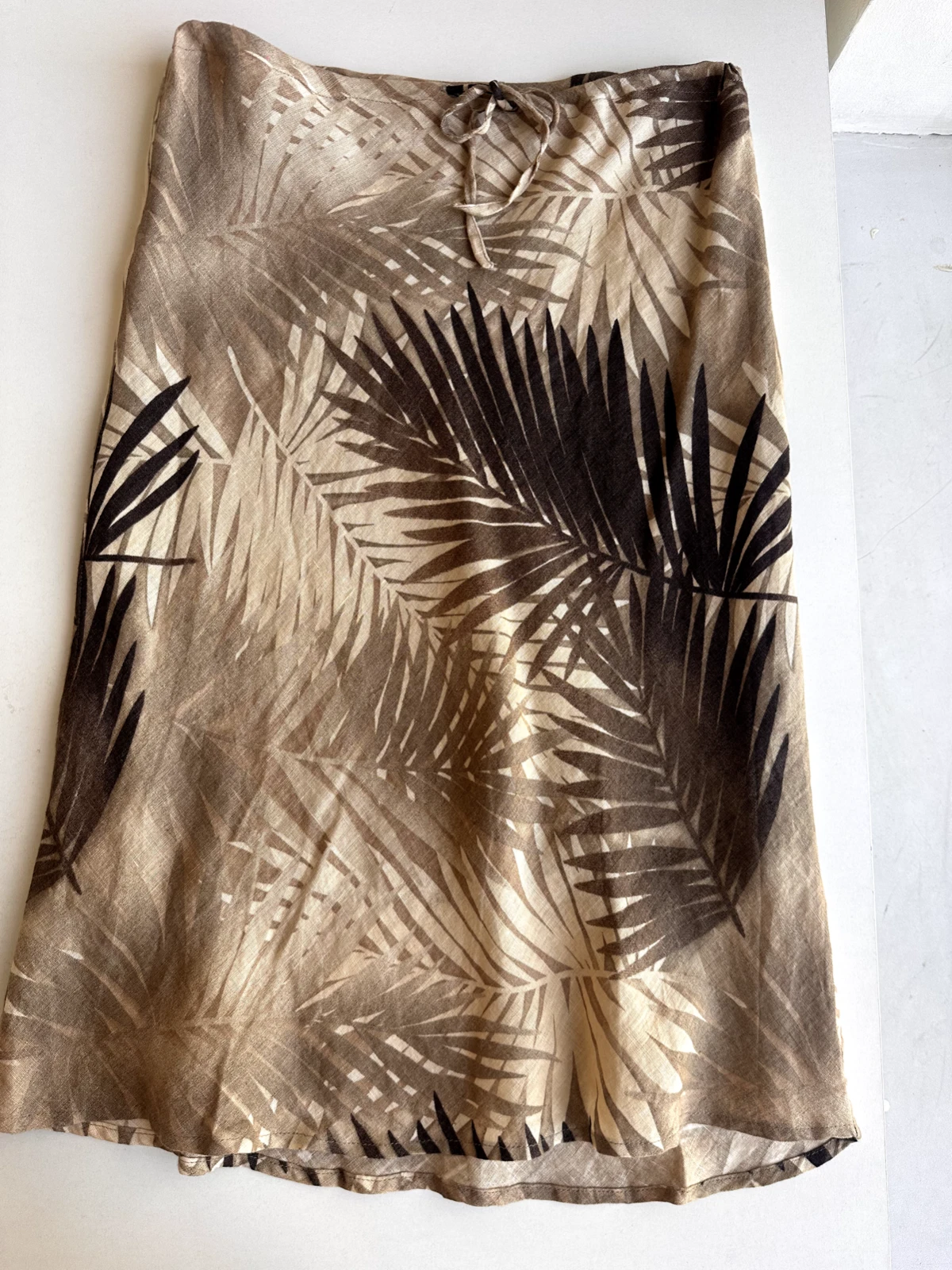 Expresso Netherlands Skirt 100% Linen Midi Lined Oatmeal Beige S 36 Boho Chic
Opens in a new window