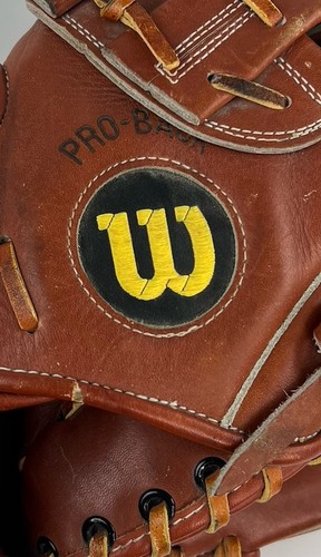 Guante de béisbol vintage Wilson RHT "The A2000" XXL Pro-Back cuero japonés duradero - Imagen 3 de 14