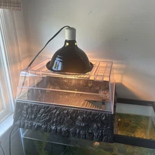 100$ value - Turtle Tank Topper – Above Tank Basking Platform + BASKING LIGHT