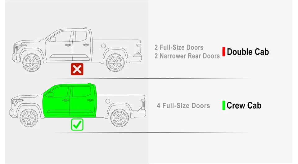 Escalones laterales de acero inoxidable APS blindados aptos para Toyota Tundra cabina CrewMax 22-25 Foto 2 de 4