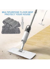 Spray Mops for Floor Cleaning with 5pcs Microfiber Pads Dry Wet Mop Dust Mop